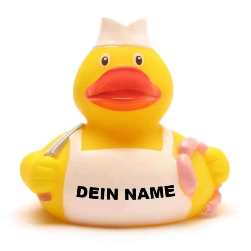 Bath Duck - Personalised (Butcher Duck)