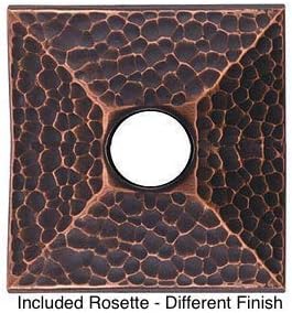 Miniatura 3 de Emtek  Toallero tradicional de latón doble con roseta de acabado a juego  Elección de 4 acabados  Ancho 24.0 in  2603206  Roseta martillada