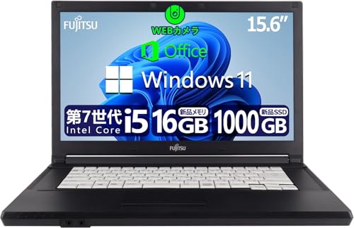 yςݕizyCPU:7Core-i5+WEBJzxm m[gp\R FMV/15.6^/Win 11/MS & Office 2019/WIFI/USB 3.0/ݒ (3):16GB/SSD:1000GB/WEBJ