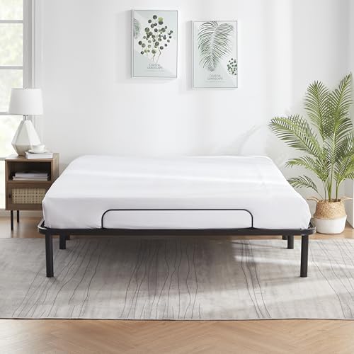 Image of Nestl King Adjustable Bed Frame, Electric Base with Head and Foot Incline, Zero Gravity, Flat and Anti Snore Presets, Quiet Motor, No Box Spring Needed