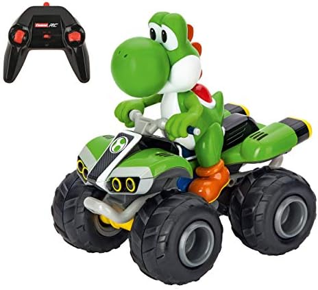 Carrera RC Nintendo Mario Kart 2.4 GHz Radio Remote Control Toy Car Vehicle - Yoshi Quad