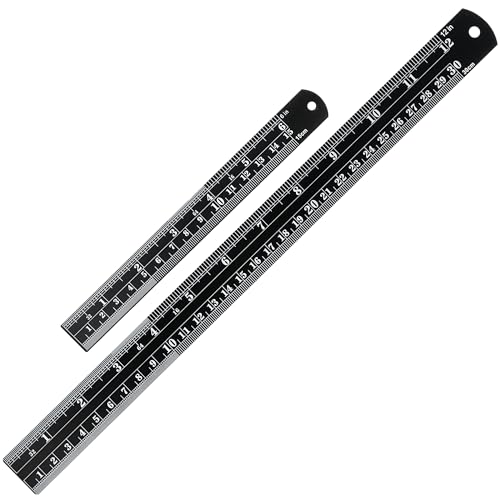 Mr. Pen- Steel Rulers, 2 Pcs, 6