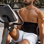 Waist Trimmer for Men Sauna Belt, Neoprene-Free Waist Cincher, Sauna Slimming Belt Sauna Sweat Workout Shaper - Image 4