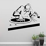 Nuevo diseño música pegatinas de pared vinilo material calcomanías bar wallpaper tienda de música calcomanías de arte pegatinas de fondo A8 43X50CM
