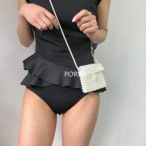 Amazon Porin 水着 レディース かわいい 大きいサイズ フリル リボン ワンピース 露出少なめ おしゃれ タンキニ 海 プール リゾート 旅行 海辺 夏 夏休み おしゃれ 韓国 海の日 人気 フィットネス インナー 水着流行り ブラックm ワンピース 通販