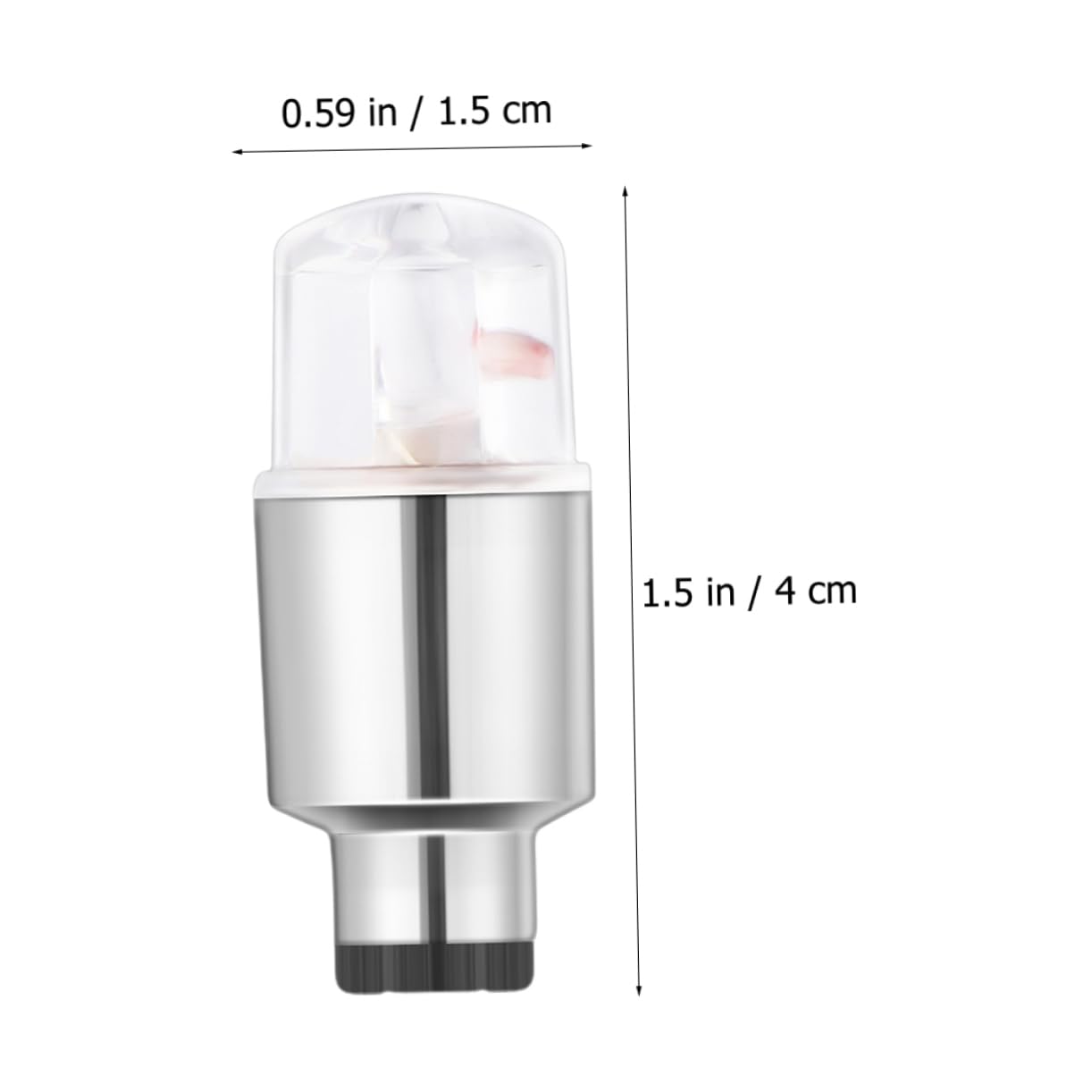 TOYANDONA Lumière De Soupape Brillant Éclair Lumières des Pneus Lumière De Roue Vélo Lumière Voyant De Vélo De Route Lampe À Rayons De Roue Acier Inoxydable
