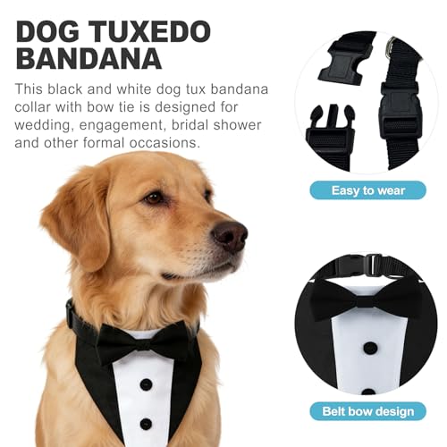 Disfraz de Tuxedo para Perros CoguZed Talla Mediana a Grande miniatura 3