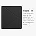 kwmobile Origami Case Compatible with Kobo Sage Case - Slim PU Leather Cover with Stand - Black