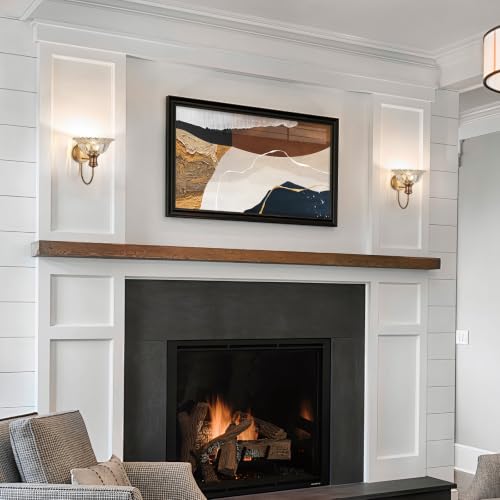 Image of HDDFL Wall Scones Matte Brass Wall Lighting Fixture Vintage Indoor Lamp for Bedroom Living Room Door Header 2 Pack
