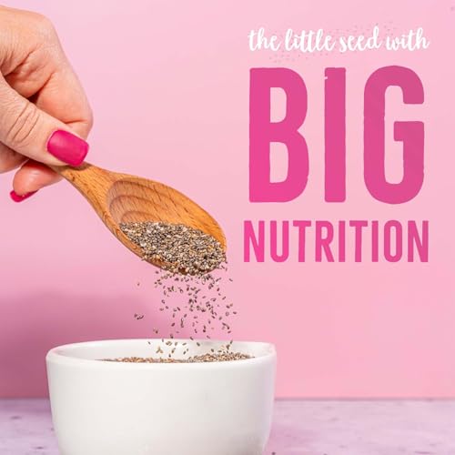 Image of BBF Organic Chia Seeds Packets 24 Single Serve Packet, Smoothies & Oatmeal | High Fiber Chia Seeds, Omega 3s, Plant-Based Protein, Overnight Oats, Egg Replacement for Baking, BetterBody Foods