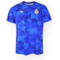 Camiseta Sublimada Azul - Escudo Real Madrid - Official Licensed