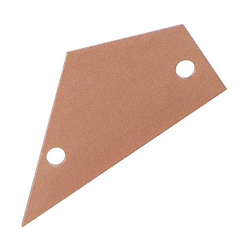 WESIEVYA 2個 フレットレベリング定規 低音定規 フレットボード測定ツール フレットレベル定規ロッカー ギター製作者ツール フレットロッカーレベリングツール Golden アルミニウム