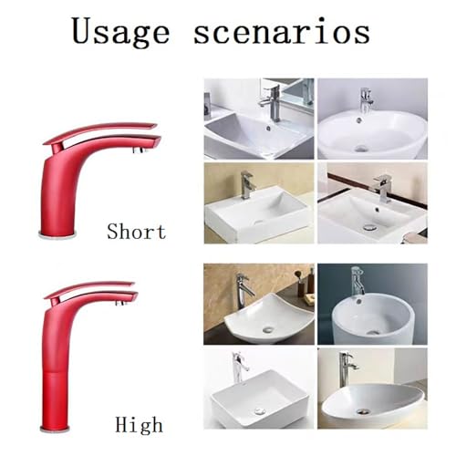 Mezclador de grifo de baño funcional fácilmente de instalar para lavabo 6