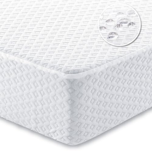 CandidoPenalba Protector Colchon Impermeable Jacquard. Funda Colchon Transpirable. Protector Colchon Suave. Cubrecolchon Barrera Antiacaros. Protector Cama 150 cm. España. Oekotex. 150x190/200 cm