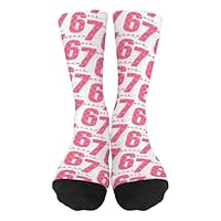 67 Socks Meme Six Seven Ice Cream Drip 6 7 Design Funny Sock Gifts For Teens Boys Girls Kids 7-12 Years