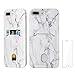 Oddss Case Compatible iPhone 8 Plus iPhone 7 Plus Case Card Holder Slot Marble Ultra-Slim Thin Soft TPU Clear Cover Compatible iPhone 8 Plus /7 Plus(5.5") Screen Protector