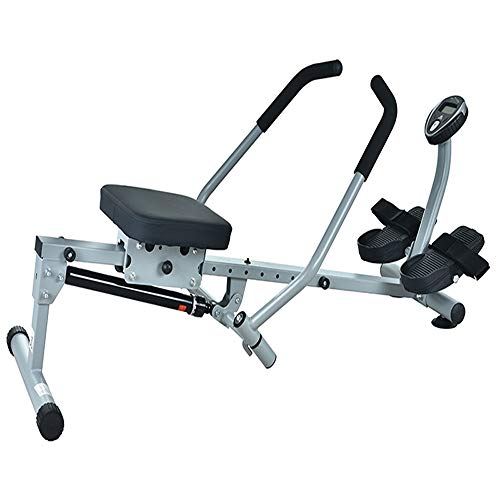 Image of Rowing Machines, Rowing Machine,Double Handle Rowing Machine,Household Folding Hydraulic Rowing Trainer,Silent Small Sports Fitness Equipment
