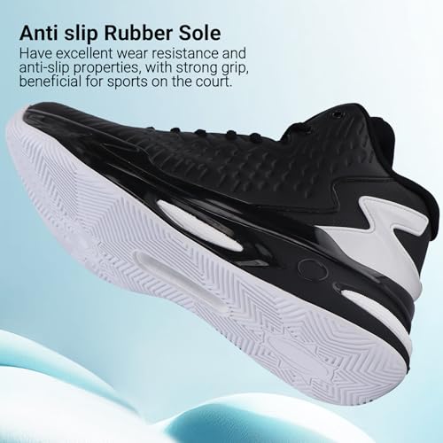 Image of Beita High Upper Basketball Shoes for Men Sneakers Breathable Sports Shoes Anti Slip