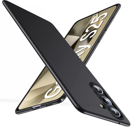 Coque Samsung S25 5G fine et noire pour vos déplacements urbains