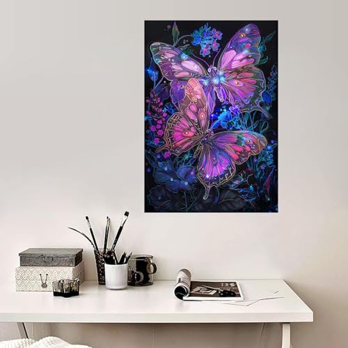 Tableau papillon moderne pour sublimer un salon chaleureux