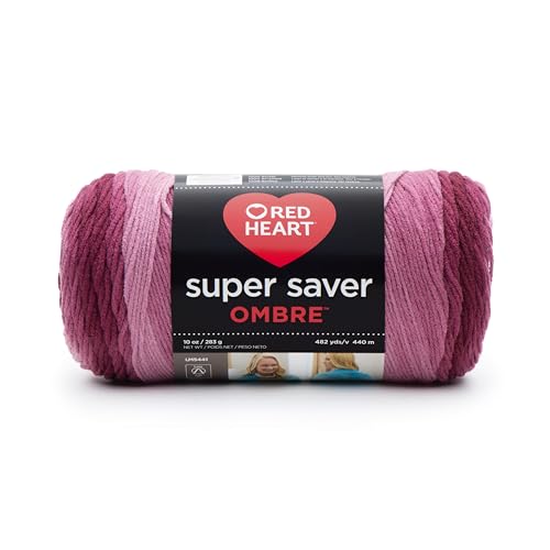 RED HEART E305.3965 Super Saver Ombre Yarn Mai Tai