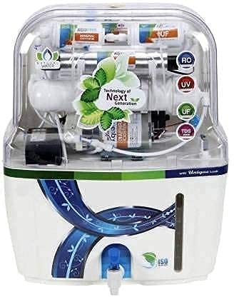 TYRO TECH Aqua Fresh 7 Stage Purification (Ro+Ultra-Violet+Ultra Filtration+Mineral Cartridge+Tds Adjuster), 15 litre