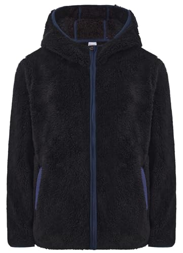 Image of Boys Girls Soft Fleece Sherpa Full-zip Jacket