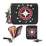 K-Pop Stray Merch SKZ Wallet & Keychain Set, 10×10 cm Geldbörse mit Schlüsselanhänger, Perfekt für Stay Fans & Geschenkideen