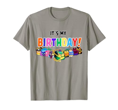 blox Fruit Birthday Party It's My Birthday T-Shirt, Men, Slate Grey, 3X-Large