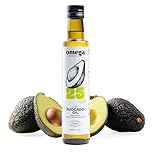 Omega Pressery Avocado Oil for Cooking - 250 ml | Neutral Flavour | High Smoke Point 270°C | 100% Pure Natural Cooking Oil | Ideal for Frying, Roasting, Baking & Air Frying at High Heat