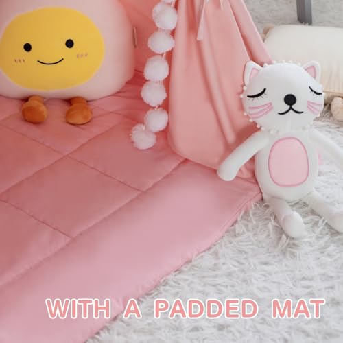 WIRHAO Teepee Tent with Padded Mat