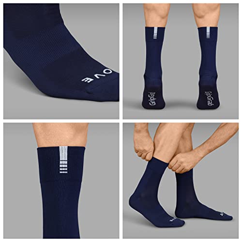 Image of GripGrab Lightweight SL Performance Summer Cycling Socks Eyecatching 2 Lengths Road Mountain Gravel Bike Indoor Biking