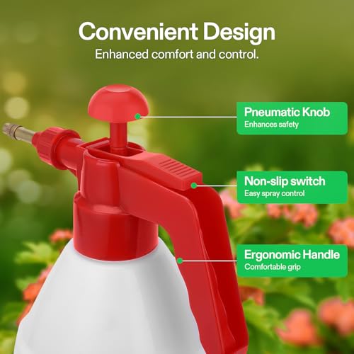 Image of VIVOSUN 50oz Pump Sprayer, Handheld Garden Water Sprayer Bottle (Pack of 2)
