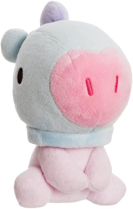 AURORA, 61485, BT21 Official Merchandise, Baby MANG Sitting Doll 5In, Soft Toy, Blue & Purple