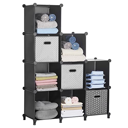 Puroma Cube Storage Organizer 9-Cube Closet Storage Shelves with Wooden