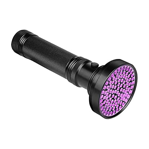 Veetop UV Flashlight Blacklight, 100 LED 18W 395nm Ultraviolet Black Light Detector Aluminum Handheld Torch Light for Pet Dog Cat Urine & Stain Detection,Scorpions,Bed Bugs,Home Hotel Inspection Cover