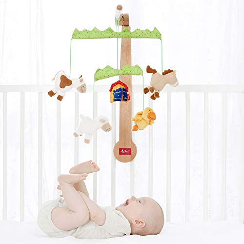 SIGIKID 49002 houten rek voor mobiele natuur, ophanging voor meisjes en jongens, mobiele houder aanbevolen vanaf de… - Afbeelding 8