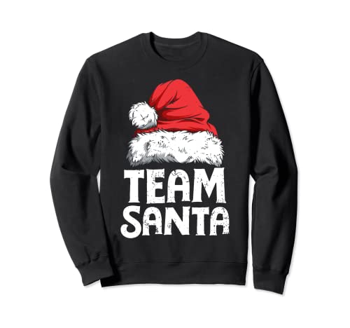 Team Santa Christmas Squad Family Matching Pajamas Boys Men Sudadera