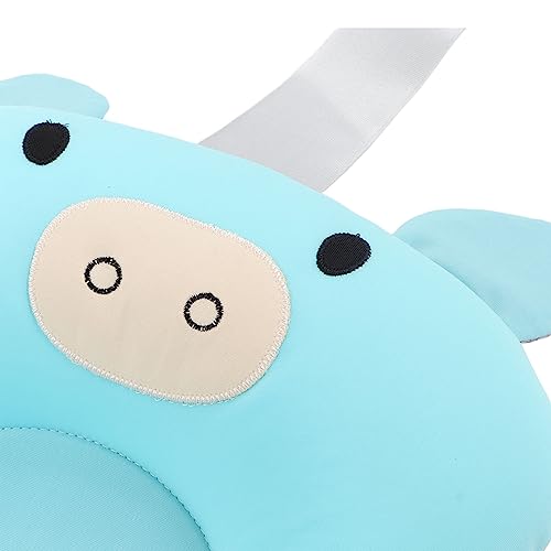 Image of Baby Bath Support Cushion, Floating Adjustable Soft Bath Pillow, Cushioned Support Parent Assist Tray Infant Bath Support Seat Baby Bath Pillow for Newborn Infants (Light Blue)