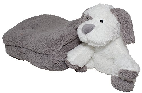 silver one sherpa plush stuffed animal and throw blanket