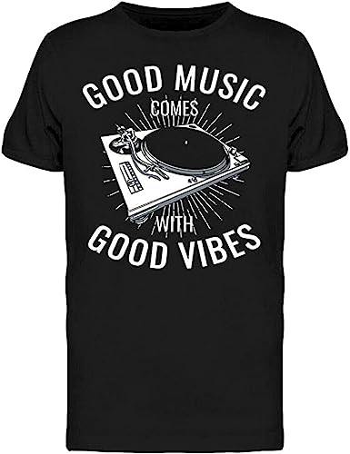 Zest Good Music Comes Good Vibes Men's Tee (Large)