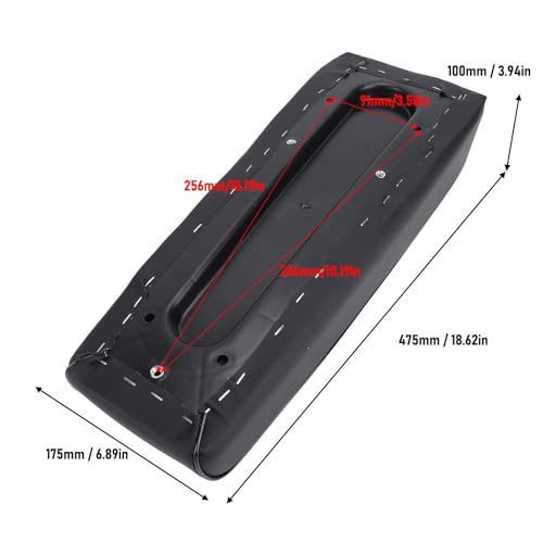 Selle mini de vélo 19 pouces haute densité et housse cuir PU de qualité - 3