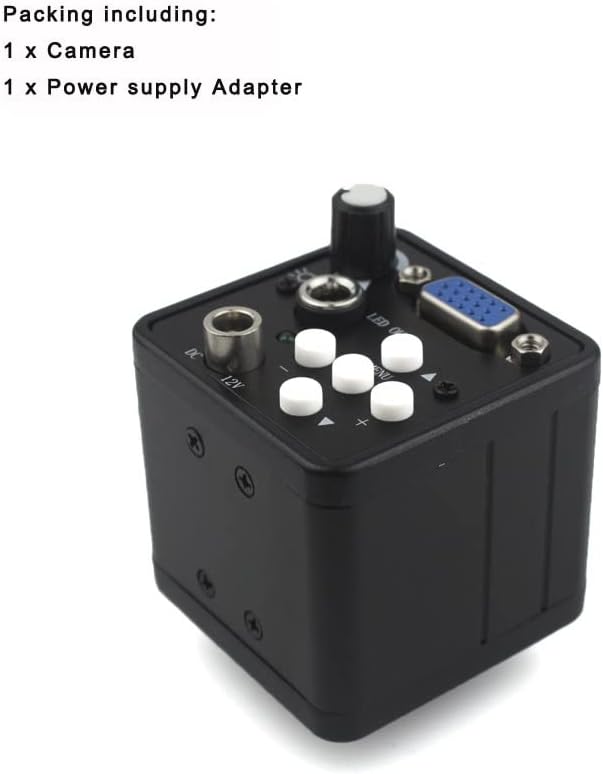 Vista 2 de Microscope Kit 13MP 1080P VGA Industrial Digital Video Microscope Camera 10X-130X Zoom C Mount Lens Microscopio Microscope Lens Adapters