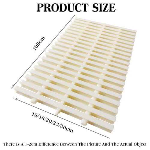 Grilles de drainage rotatives 360° contre l'accumulation d'eau