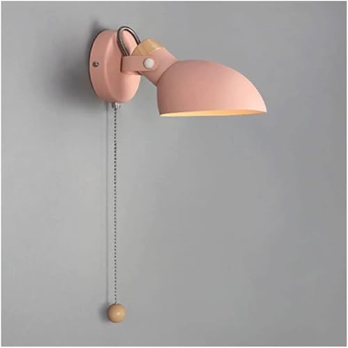 Miniatura 1 de Lámpara de pared industrial de hierro retro ajustable de 180 con interruptor de cable, aplique de pared LED con cableado para granja, sala de estar,