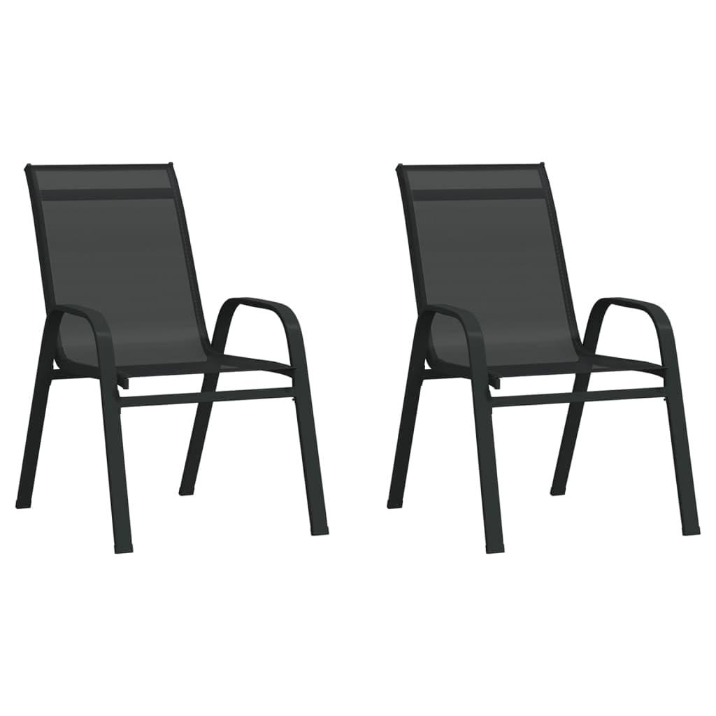 Home Garden, set da 3 pezzi da bistrot nero
