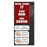 Computador Pc Intel Core i7 8GB SSD 256GB Hdmi Cpu Desktop Strong Tech