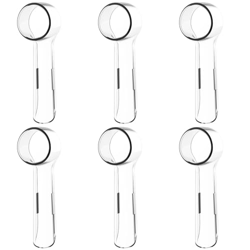 HSYTEK 6 Pack Toothbrush Cover Caps Compatible with Oral B Braun Replacement Heads Fits for Cross Action Brush Heads and Pro 1000 Electric Toothbrushes Convenient for Travel and More Sanitary