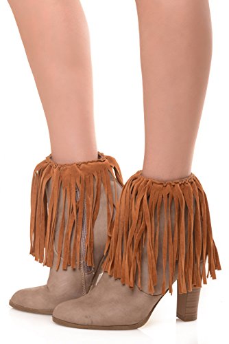 ICONOFLASH Women's Vegan Suede Boot Cuffs