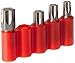 ProTool 20007 Large-Size Industrial Torx Star Driver Bits T40 T45 T50 T55-5/16 Shank-S2 Steel-Taiwan (4 Piece), Metal